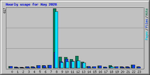 Hourly usage for May 2026